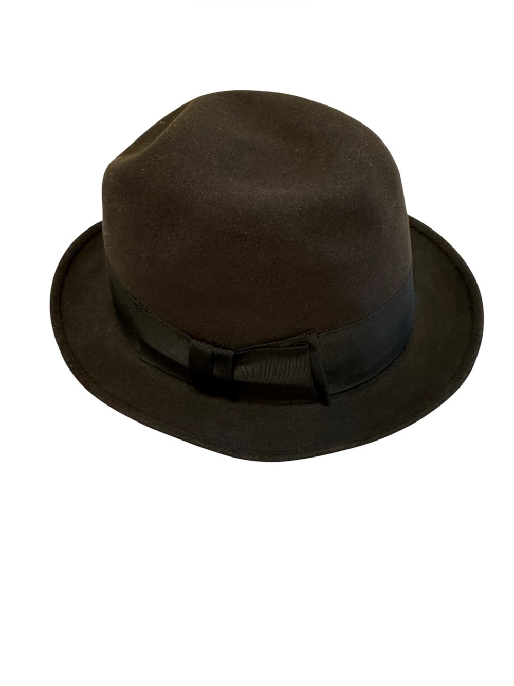 Vintage Dobbs 5Th Avenue Men’s Fedora Black Felt Ribbon Band Cushion Air Hat 7
